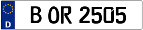 Truck License Plate